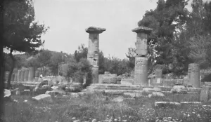 6th Century Prints: The Temple of Hera at Olympia, 1913