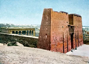 Idfu Prints: Temple of Horus, Edfu, Egypt, 20th Century