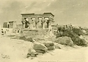 Andresen Prints: The Temple of Isis and Kiosk of Trajan on the Island of Philae, Egypt, 1898. Creator