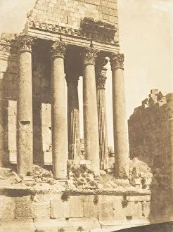 Heliopolis Gallery: Temple de Jupiter, a Baalbek (Heliopolis), September 15, 1850