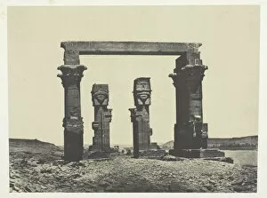 Hathor Collection: Temple de Kardassy, Nubie, 1849 / 51, printed 1852. Creator: Maxime du Camp