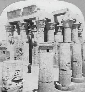 Ptolemy Xiii Prints: Temple of Kom Ombo, Egypt, c1899. Artist: The Fine Art Photographers Co