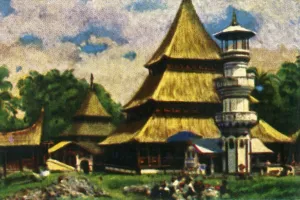 Sumatra Prints: Temple in Kota Baru, eastern Sumatra, c1928. Creator: Unknown