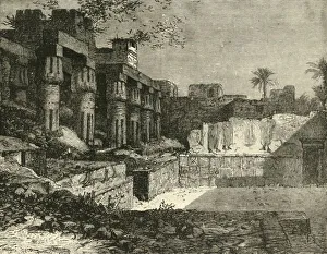 Disrepair Gallery: The Temple at Luxor, 1890. Creator: Unknown