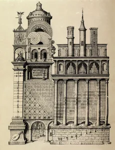 The Temple of Music by Robert Fludd, 1617. Artist: Anonymous