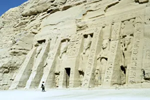 Colossus Prints: Temple of Nefertari, Abu Simbel, Egypt, 13th century BC