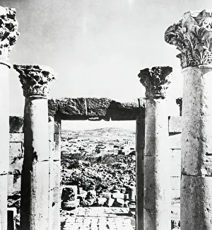 Greece Europe Prints: Temple of Old Corinth, Greece, c1955. Creator: Arthur Charles Kirby Ware