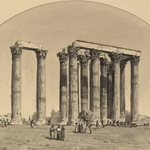 Temple of Olympian Zeus, 1890. Creator: Themistocles von Eckenbrecher