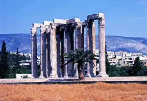 Athens Prints: Temple of Olympian Zeus, Athens, Greece, 130
