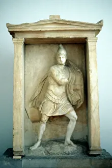 Stele Prints: Temple Replica of Aristonautes, Athens, 4th Century BC