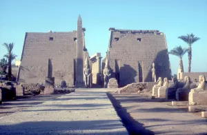 Temple sacred to Amun Mut & Khons (Khonsu), Luxor, Egypt