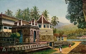 Dalada Maligawa Gallery: The Temple of the Sacred Tooth, Kandy, 1913. Artist: Thyra Creyke-Clark