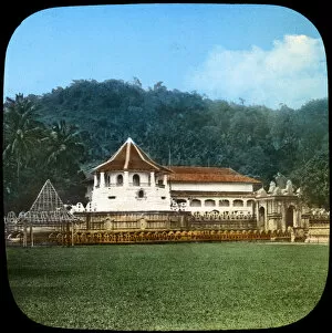 Dalada Maligawa Gallery: Temple of the Sacred Tooth, Kandy, Ceylon, late 19th or early 20th century