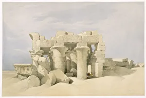 Kom Ombo Prints: Temple of Sobek and Horuss at Kom Ombo, Egypt, 19th century. Artist: David Roberts