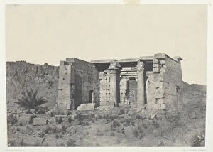 Ancient Site Gallery: Temple de Tafeh (Ancienne Taphis), Nubie, 1849 / 51, printed 1852. Creator: Maxime du Camp