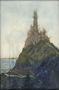 Beethoven Gallery: Temple of Thought, Dedicated to Beethoven, under construction, 1897-1914. Artist: Garas