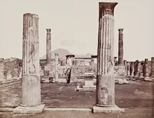 Volcano Prints: Temple of Venus, Pompeii, between 1880 and 1890. Creator: Giorgio Sommer