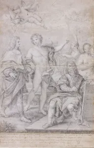 Carlo 1625 1713 Prints: Temple of Virtue. Apotheosis of Nicolò Maria Pallavicino