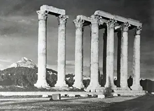 6th Century Bc Prints: Temple of Zeus (Jupiter), Athens, Greece, c1955. Creator: Arthur Charles Kirby Ware