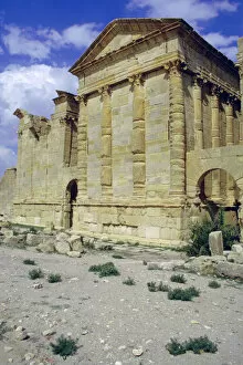 Tunisia Gallery: Back of temples, Sbeitla, Tunisia