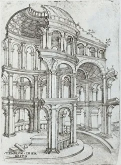 Cupola Prints: Templum Isaiae Prophetae, from a Series of Prints depicting (reconstructed)