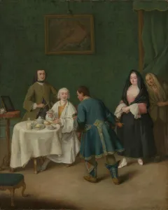 Pietro Falca Prints: The Temptation, 1746. Creator: Pietro Longhi