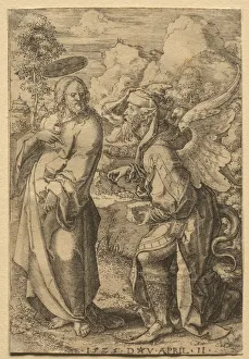 Temptation of Christ, 1525. Creator: Dirk Vellert (Netherlandish, 1480 / 85-1547)