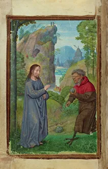 Simon Benig Prints: The Temptation of Christ; Prayer Book of Cardinal Albrecht of Brandenburg