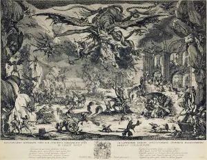 Antony Prints: The Temptation of Saint Anthony, 1635. Artist: Callot, Jacques (1592-1635)