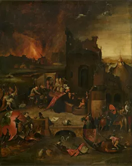 St Anthony The Great Gallery: The Temptation of Saint Anthony, 16th century. Artist: Bosch, Hieronymus, (School)