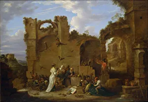 Antony Prints: The Temptation of Saint Anthony. Artist: Teniers, David, the Younger (1610-1690)