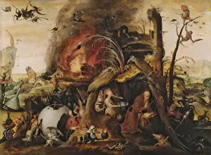 Christian Monk Collection: The Temptation of Saint Anthony, c. 1550