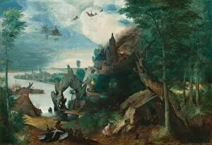 St Anthony The Great Gallery: The Temptation of Saint Anthony, c. 1550 / 1575. Creator: Anon