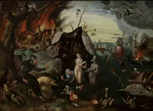 Antony Of Thebes Gallery: The Temptation of Saint Anthony. Creator: Pieter Huys