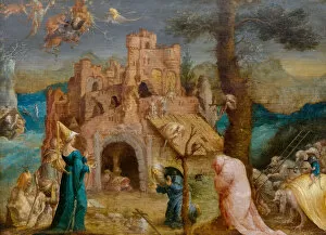Visions Gallery: The Temptation of Saint Anthony, First Half of 16th cen.. Creator: Wellens de Cock