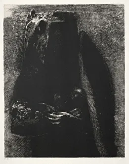 Edmond Deman Gallery: The Temptation of Saint Anthony (First Series): It Is the Devil, Bearing Beneath His Two Wings