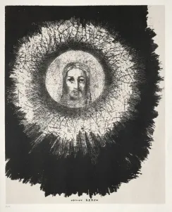 Odilon Redon French Prints: The Temptation of Saint Anthony (First Series): And In the Very Disk of the Sun Shines