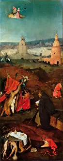 Christian Monk Collection: The Temptation of Saint Anthony (Right wing of a triptych)