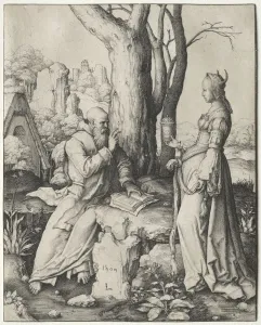 The Temptation of St. Anthony, 1509. Creator: Lucas van Leyden (Dutch, 1494-1533)