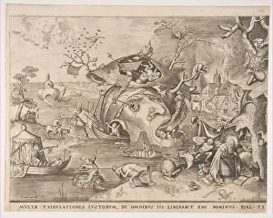 Bruegel Prints: The Temptation of St. Anthony, 1556. Creator: Pieter van der Heyden