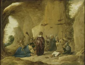 David Prints: Temptation of St Antony, 1640. Creator: David Teniers II