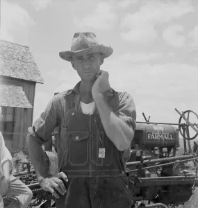 Denim Prints: Former tenant farmer on a large cotton farm