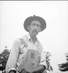 Workwear Prints: Tenant farmer near Thomaston, Georgia, 1936. Creator: Dorothea Lange