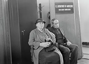 Sharecropper Prints: Tenant Purchase applicants, Stockton, California, 1938. Creator: Dorothea Lange