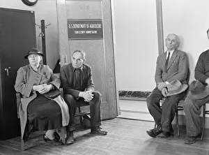 Sharecropper Prints: Tenant Purchase applicants, Stockton, California, 1938. Creator: Dorothea Lange