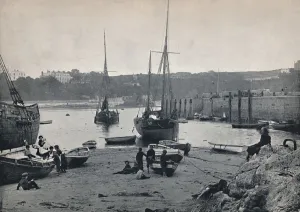 Tenby Prints: Tenby - In the Harbour, 1895