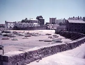 Holiday Prints: Tenby Harbour, Pembrokeshire, c1955. Creator: Arthur Charles Kirby Ware