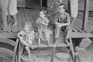 Tengle children, Hale County, Alabama, 1936. Creator: Walker Evans