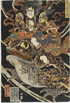 Utagawa 1797 1861 Prints: Tenjiku Tokubei, c1827. Creator: Kuniyoshi, Utagawa (1797-1861)