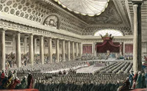 Counter Revolution Prints: The Tennis Court Oath (Le Serment du Jeu de paume), c. 1790